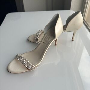 Something Bleu Bridal CAPPY D'ORSAY SANDAL Size 11